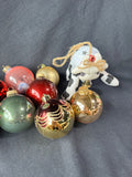 Assorted Bin Of Christmas Ornaments