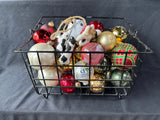 Assorted Bin Of Christmas Ornaments