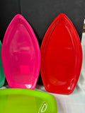 Set Of 5 Surfboard Serving Platters