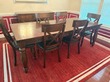 Dining Table with 6 Chairs and Hidden Leaf - Unbranded ***HEAVY ITEM***READ DETAILS ON PICK UP POLICY***