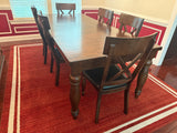 Dining Table with 6 Chairs and Hidden Leaf - Unbranded ***HEAVY ITEM***READ DETAILS ON PICK UP POLICY***