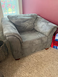 Unbranded Grey Microfiber Chair