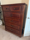 Wooden Tall Dresser - Unbranded ***HEAVY ITEM***READ DETAILS ON PICK UP POLICY***