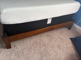 Double/Full Bed with Square Headboard