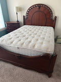 Queen Sized Decorative Wood Bed - Unbranded ***HEAVY ITEM***READ DETAILS ON PICK UP POLICY***