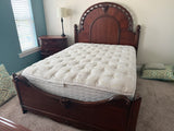 Queen Sized Decorative Wood Bed - Unbranded ***HEAVY ITEM***READ DETAILS ON PICK UP POLICY***