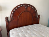 Queen Sized Decorative Wood Bed - Unbranded ***HEAVY ITEM***READ DETAILS ON PICK UP POLICY***