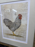 Coucou Bleu Framed Print by Isabelle de Borchgrave