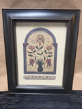 Framed Pennsylvania Dutch "Dower Chest Panels" Reproduction by Robert Enders