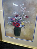 Large Green Vase with Mixed Flowers Print by Odilon Redon