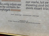 JFK's Framed Inaugural Address