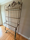 Metal and Glass Baker's Rack