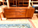 Mid Century 9-Drawer Credenza by American of Martinsville
