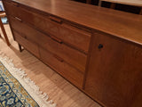 Mid Century 9-Drawer Credenza by American of Martinsville