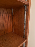 Tall Oak Bookcase with Adjustable Shelves