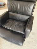 Black Leather Office Chair by Geiger Brickel