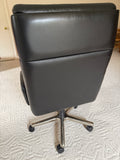 Black Leather Office Chair by Geiger Brickel