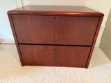 Dark File Cabinet by National Office Furniture