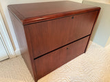 Dark File Cabinet by National Office Furniture
