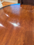 Dining Table with 8 Chairs, 3 Leaves, and Pads, by Henredon