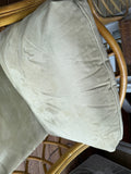 Rattan Chair and Ottoman by Tradewinds (B)