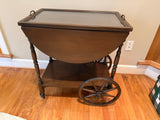 Tea Cart with Removable Glass Tray Top