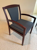 Wood and Upholstered Arm Chair / Office Chair - 3 Available Priced Individually