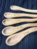 Set of Wooden Measuring Spoons