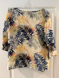 Women's Chico's Linen Tropical Shirt - Size 2 (Size 12/Large)