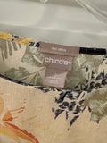 Women's Chico's Linen Tropical Shirt - Size 2 (Size 12/Large)