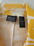Women's Chico's Yellow and White Jacket - Size 2 (Size 12/Large)