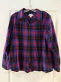 Women's LL Bean Relaxed Fit Flannel - XL
