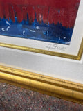 Le Vase Bleu de Madrid by Jean-Claude Picot - Signed Seriolithograph with COA