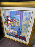 Le Vase Bleu de Madrid by Jean-Claude Picot - Signed Seriolithograph with COA