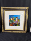 Tall Ships at Port by Itzchak Tarkay - Signed Serigraph with COA