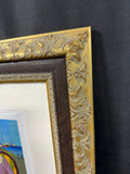 Tall Ships at Port by Itzchak Tarkay - Signed Serigraph with COA