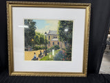 Paris - Square St. Germail by Andre Bardet - Signed Seriolithograph with COA