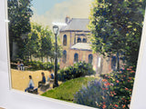 Paris - Square St. Germail by Andre Bardet - Signed Seriolithograph with COA