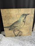 Alphabet Bird - Print on Canvas