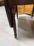 Antique Twisted Leg Drop Leaf Table