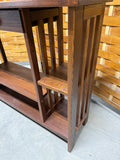 Narrow Mission Style Console with Drawer