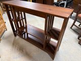 Narrow Mission Style Console with Drawer