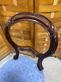 Victorian Style Balloon Back Side Chair