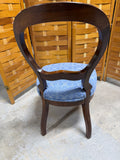 Victorian Style Balloon Back Side Chair