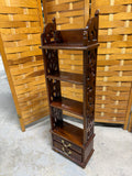 Wood Carved Hanging Wall Shelf