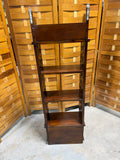 Wood Carved Hanging Wall Shelf