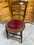 Wooden Chair with Nailhead Details