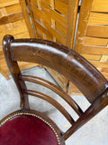 Wooden Chair with Nailhead Details
