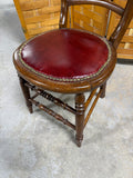 Wooden Chair with Nailhead Details