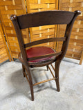 Wooden Chair with Nailhead Details
